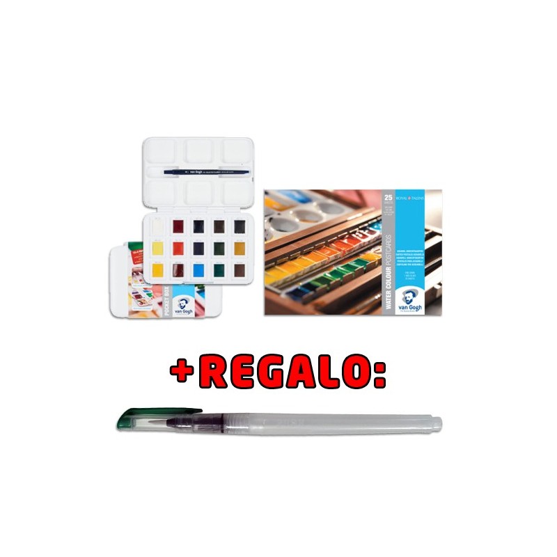 Materiais Belas Artes - Kit aquarela para viagem | totenart.com