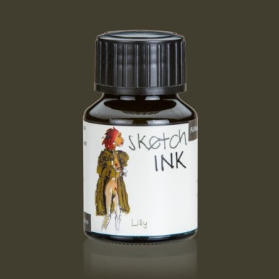 Materiais Belas Artes - Sketch Ink Tinta Pigmentada Rohrer and Klingner Lilly (Castanha), 50 ml | totenart.com