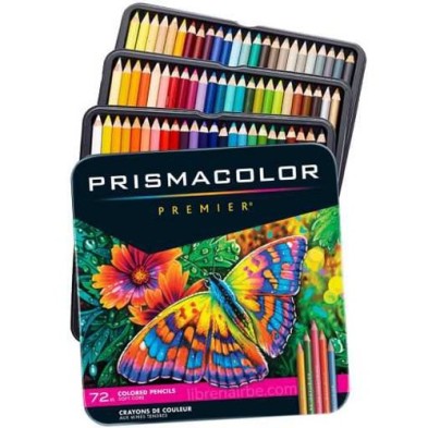 Materiais Belas Artes - Prismacolor Premier caixa de metal 72 lápis de cor | totenart.com