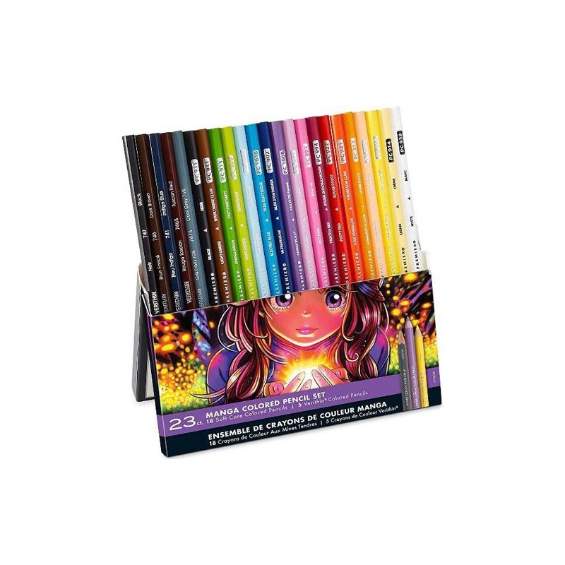 Materiais Belas Artes - Prismacolor Premier caixa com 23 lápis de cor Manga | totenart.com