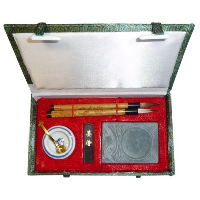 Estojo escritura chinesa 5 peças