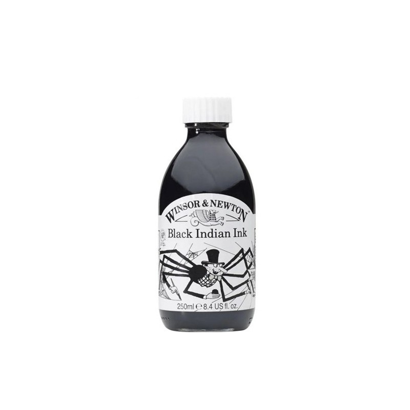 Tinta Desenho (chinesa)  Preto, Winsor & Newton, 30 ml.