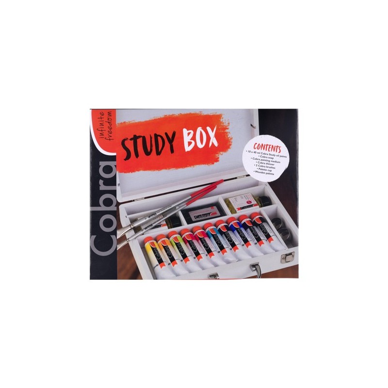 Estuche Óleo al agua Cobra Study 6 uds. 20 ml. - Material Bellas Artes - Totenart