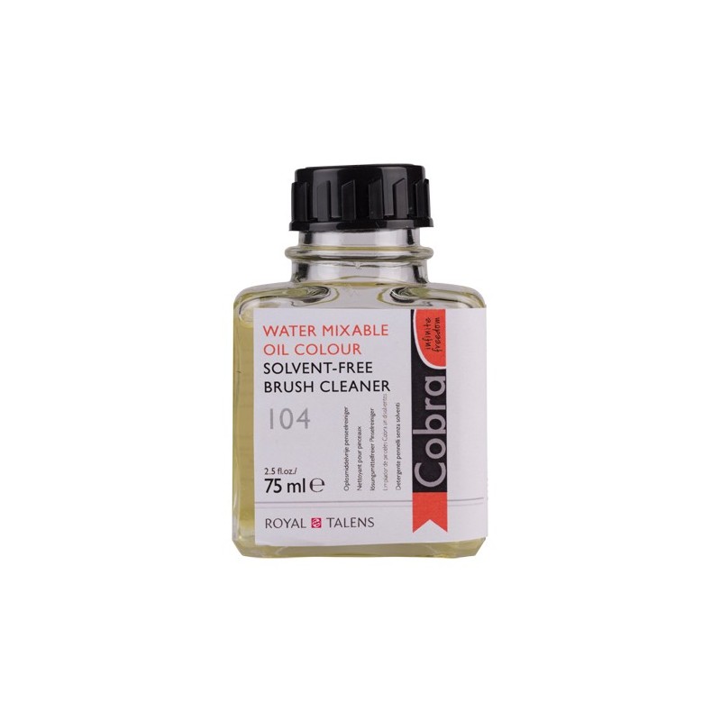 Materiais Belas Artes - Limpador de pinceis Cobra para óleo à base de água, 75 ml. | totenart.com