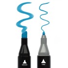 Materiais Belas Artes - Estojo 120 marcadores de álcool de ponta dupla + Bloco | totenart.com