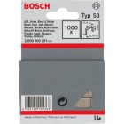 Materiais Belas Artes - Grampas typ 53 Bosch, caisa 1000 uds. | totenart.com
