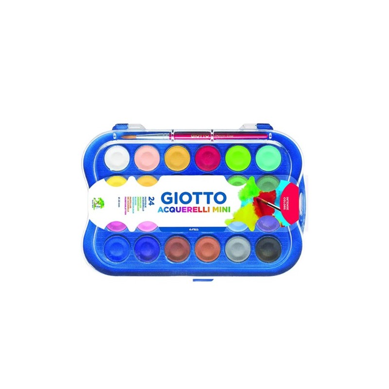 Material Bellas Artes – pintura-y-dibujo - Giotto Aquarela 24 cores | totenart.com