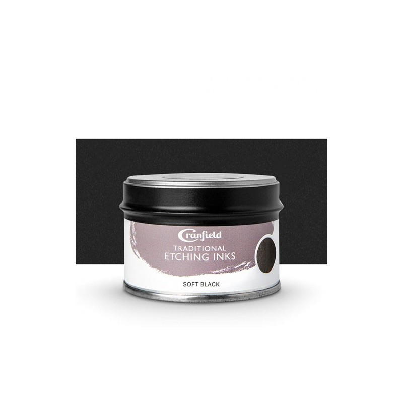 Materiais Belas Artes - Tinta Cranfield para gravura Preto Suave, 250 g | totenart.com