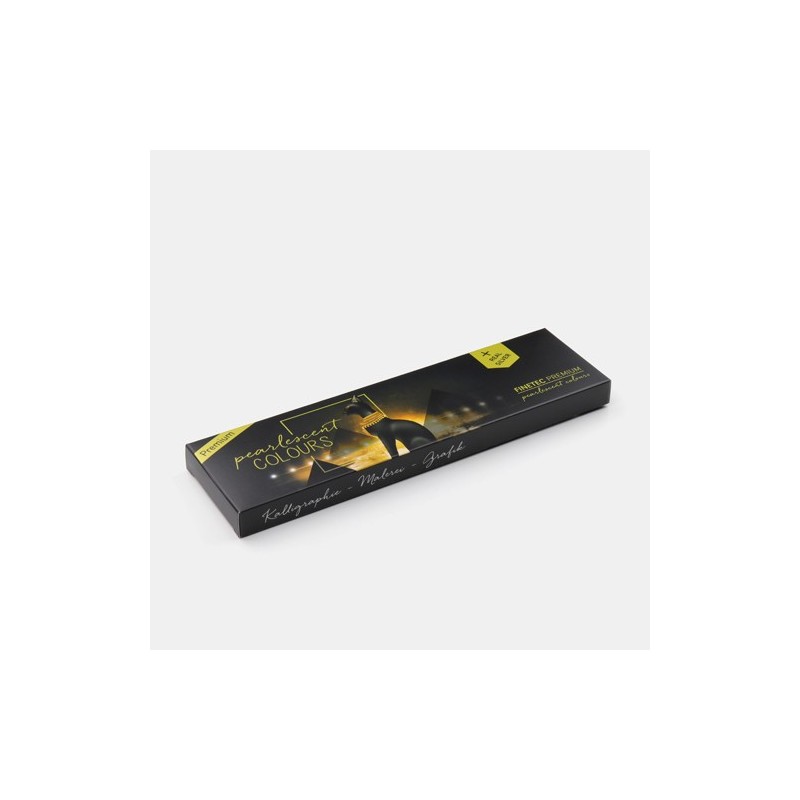 Materiais Belas Artes - Caixa aquarela Finetec Premium 6 cores peroladas \"Antique Tones\" | totenart.com