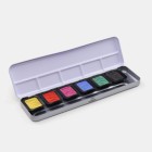 Materiais Belas Artes - Caixa aquarela Finetec Premium 6 cores peroladas \"Hight Chroma\" | totenart.com