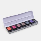 Materiais Belas Artes - Caixa aquarela Finetec Premium 6 cores peroladas \"Flip Flop\" | totenart.com