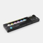 Materiais Belas Artes - Caixa aquarela Finetec Premium 6 cores iridescentes \"Hight Sparkling\" | totenart.com