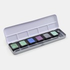 Materiais Belas Artes - Caixa aquarela Finetec Classic 6 cores peroladas \"Cool\" | totenart.com