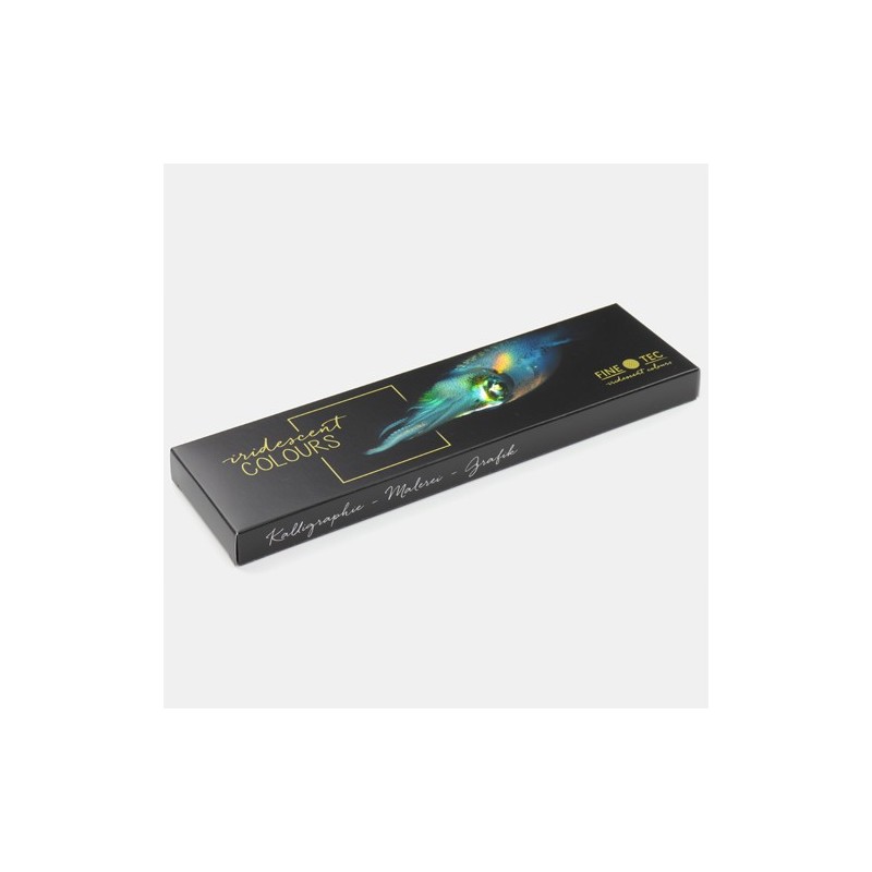 Materiais Belas Artes - Caixa aquarela Finetec Classic 6 cores iridescentes \"Pixie Dust\" | totenart.com