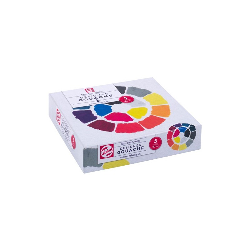 Caja Gouache Talens 5 Tarros de 50ml