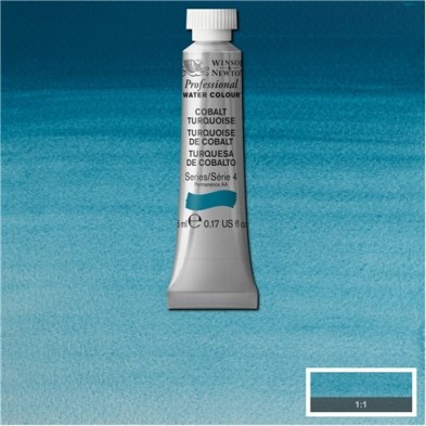 Materiais Belas Artes - Aquarela Artist Turquesa de Cobalto 5 ml, W N 190 | totenart.com