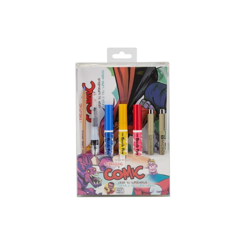 Materiais Belas Artes - Kit Learning Comic | totenart.com