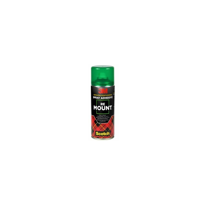 Material Bellas Artes - Manualidades - Spray Adesivo 3M 3M RE MOUNT Removible 400 ml. | totenart.com