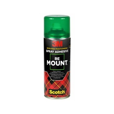 Material Bellas Artes - Manualidades - Spray Adesivo 3M 3M RE MOUNT Removible 400 ml. | totenart.com