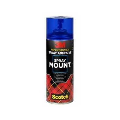 Materiais Belas Artes - Spray Adesivo 3M SPRAY MOUNT Repositionable 400 ml. | totenart.com