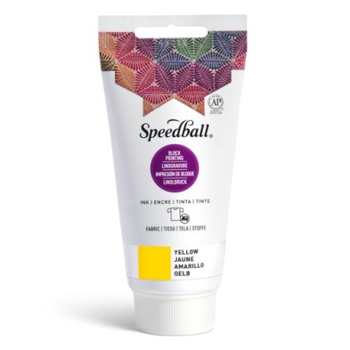 Tinta xilografia textil amarillo Speedball 75 ml.  – Totenart