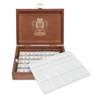 Materiais Belas Artes - Caixa madeira aquarelas Schmincke Horadam 50 1/2 Godets  | totenart.com