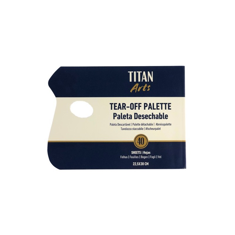 Materiais Belas Artes - Papel paleta retangular 40 folhas, 22,5x30 cm | totenart.com