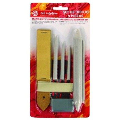 Set desenho Drawing 9 piezas 