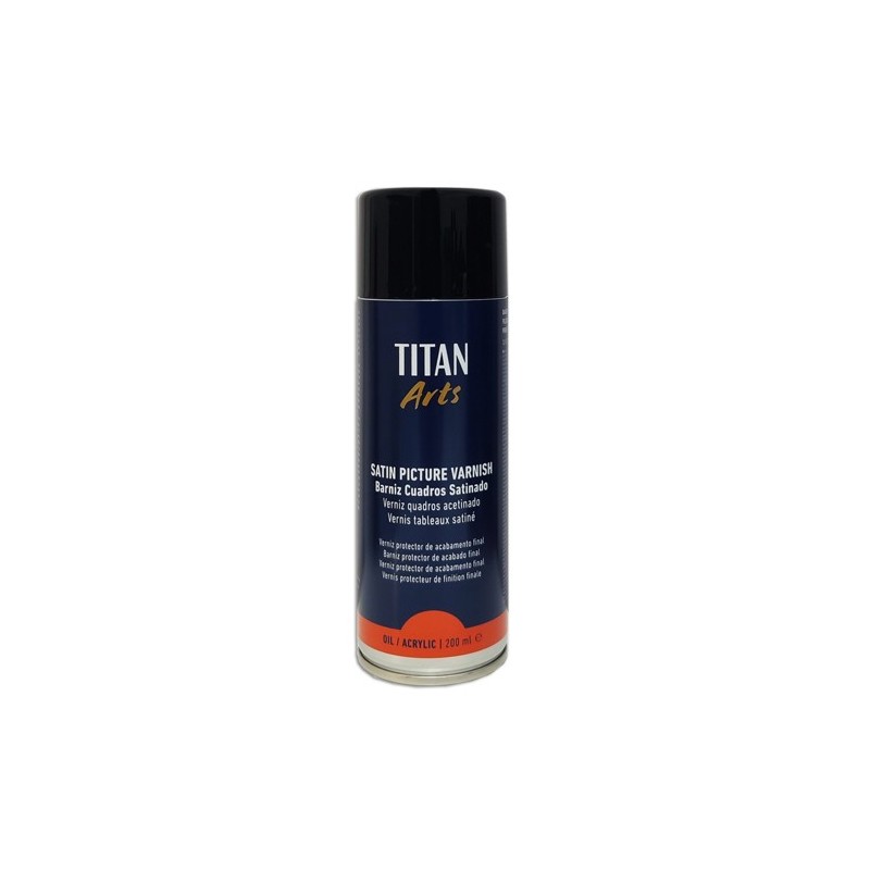 Materiais Belas Artes - Verniz SPRAY Satin Titan para quadros, 200 ml. | totenart.com