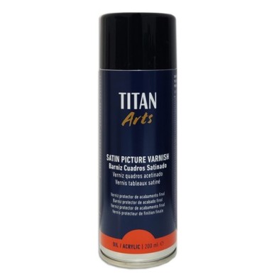 Materiais Belas Artes - Verniz SPRAY Satin Titan para quadros, 200 ml. | totenart.com