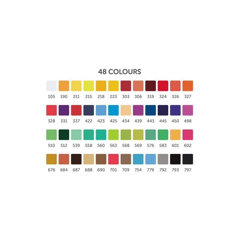 Materiais Belas Artes - Caixa metalica 48 Aquarela Phoenix 1/2 godets | totenart.com