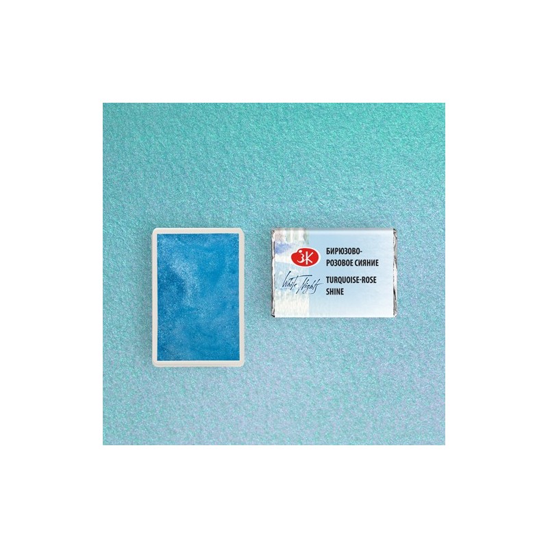 Materiais Belas Artes - Aquarelas White Nights em godet Turquoise-Rose shine 997 | totenart.com