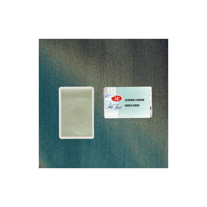 Materiais Belas Artes - Aquarelas White Nights em godet Green Shine 999 | totenart.com