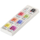 Materiais Belas Artes - Conjunto de 8 godets Shimmering Summer, brilhar, White Nights | totenart.com