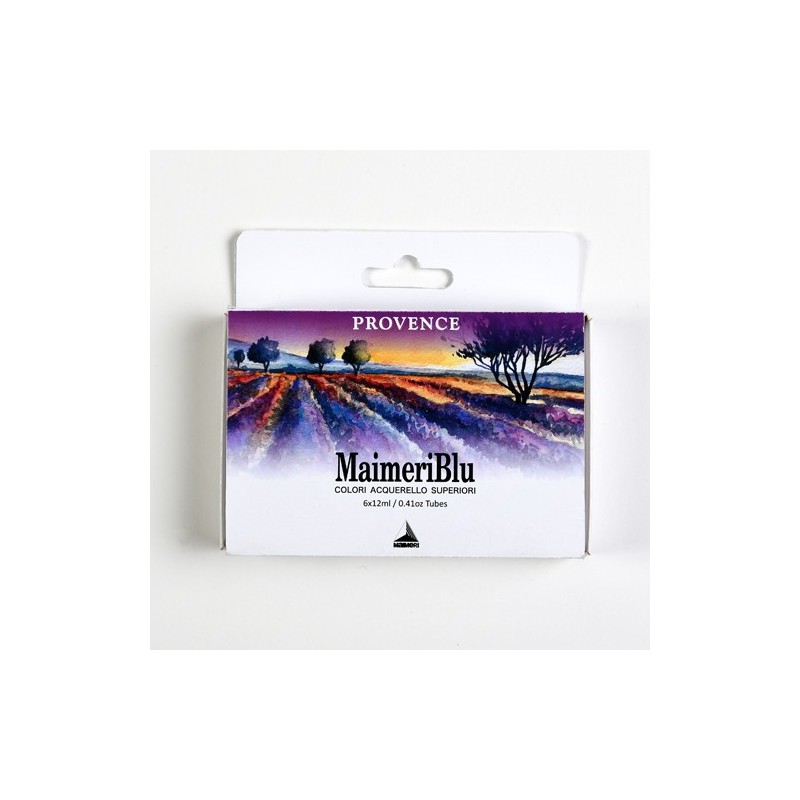 Materiais Belas Artes - Caixa de aquarela MaimeriBlu Provence, 6 tubos de 12 ml | totenart.com