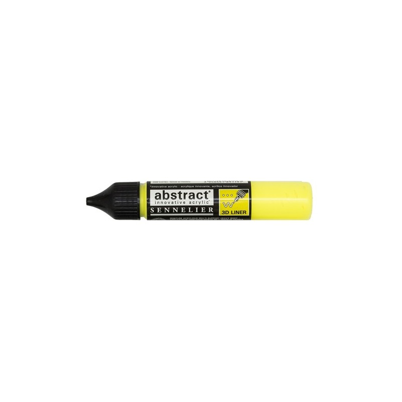 Materiais Belas Artes - Liner Abstract 502 amarelo fluorescente 27 ml, Sennelier | totenart.com