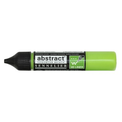 Materiais Belas Artes - Liner Abstract 895 verde fluorescente  27 ml, Sennelier | totenart.com