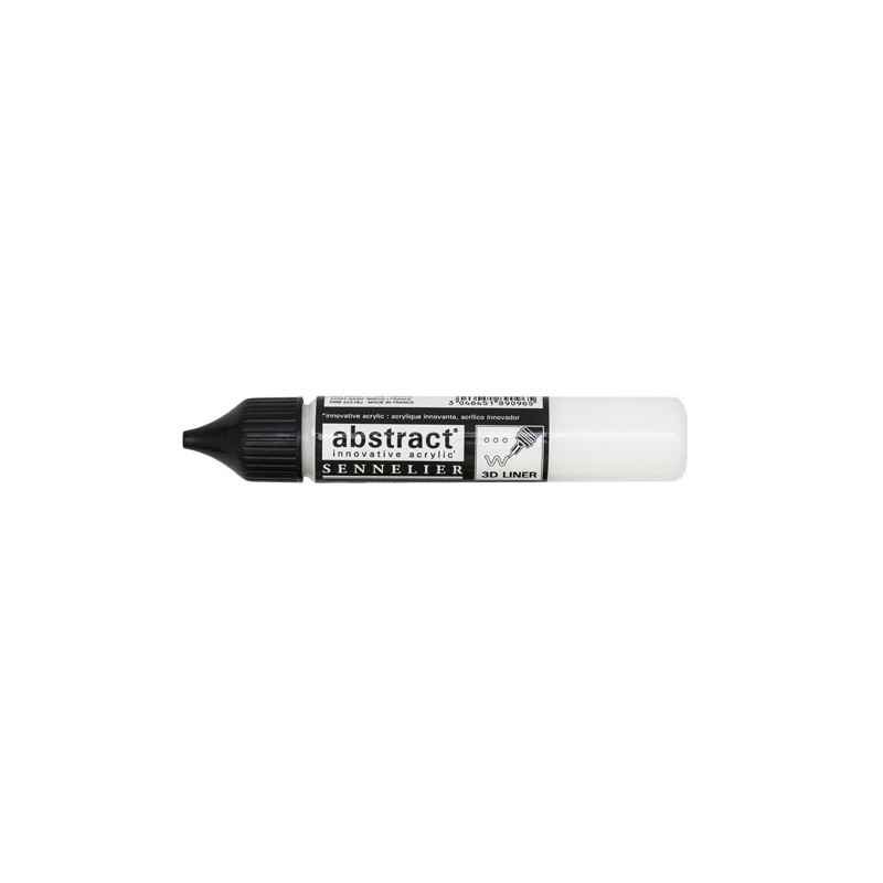 Materiais Belas Artes - Liner Abstract 116 titânio branco 27 ml, Sennelier | totenart.com