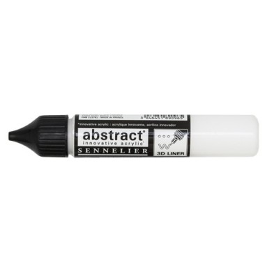 Materiais Belas Artes - Liner Abstract 116 titânio branco 27 ml, Sennelier | totenart.com