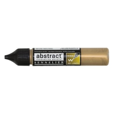 Materiais Belas Artes - Liner Abstract 28 ouro iridescente 27 ml, Sennelier | totenart.com