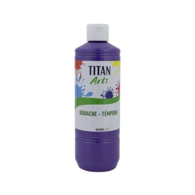 Materiais Belas Artes - Têmpera Guache Titan Arts Violeta, 500 ml | totenart.com