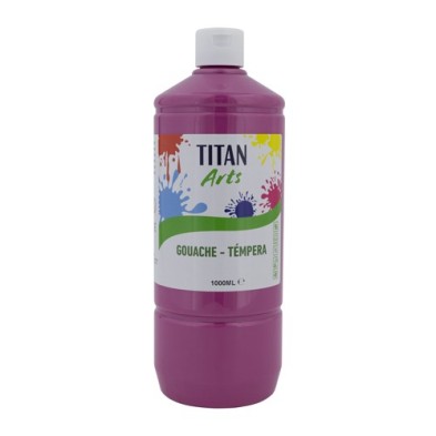 Materiais Belas Artes - Têmpera Guache Titan Arts Magenta, 1 L | totenart.com