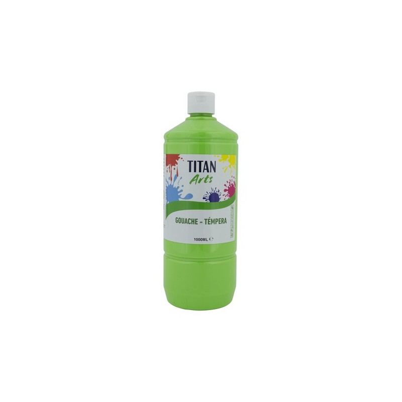 Materiais Belas Artes - Têmpera Guache Titan Arts Verde Brilhante, 1 L | totenart.com