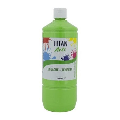 Materiais Belas Artes - Têmpera Guache Titan Arts Verde Brilhante, 1 L | totenart.com