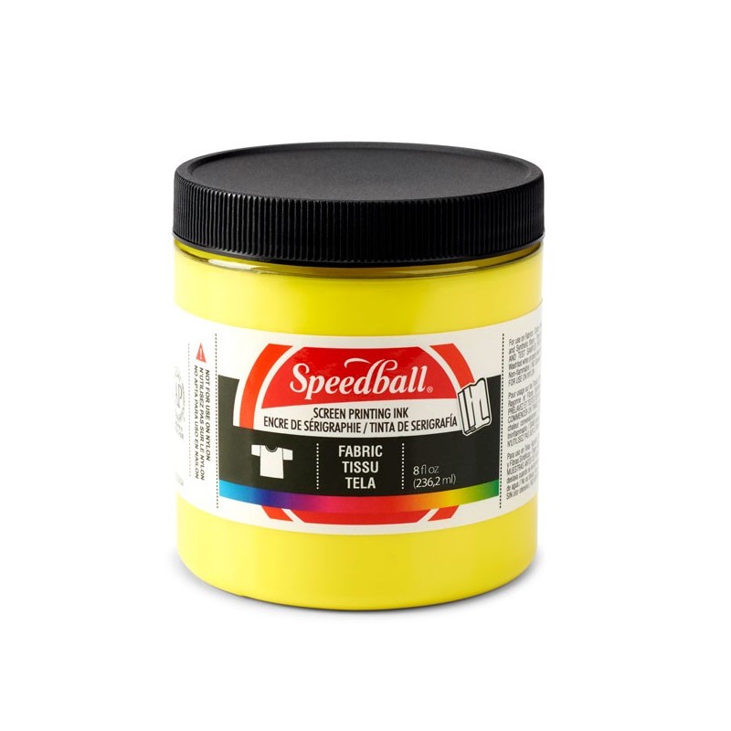 Tinta Serigrafia a agua Amarelo 236 ml. Speedball