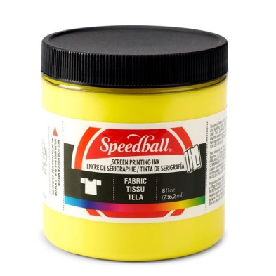 Tinta Serigrafia a agua Amarelo 236 ml. Speedball