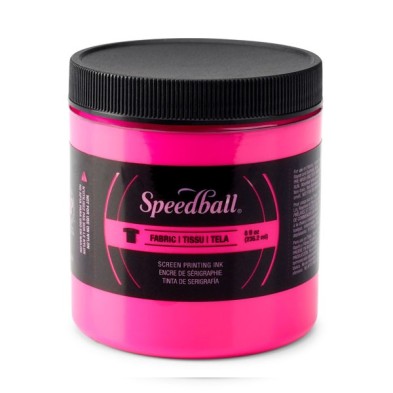Tinta Serigrafia a agua Magenta Fluor. 236 ml. Speedball