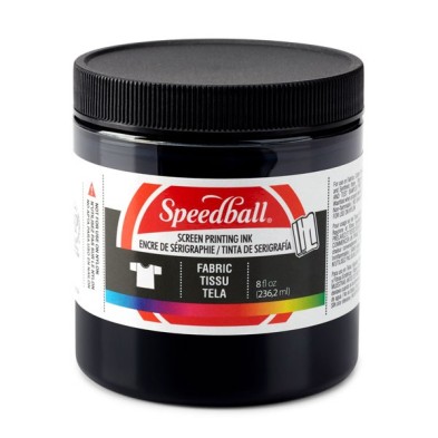 Tinta Serigrafia a agua Preto 236 ml. Speedball