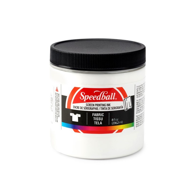 Tinta Serigrafia a agua Branco 236 ml. Speedball