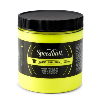 Tinta Serigrafia a agua Laranja Fluor. 236 ml. Speedball